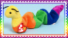 Beanie Babies Worm Stamp