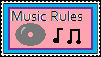 Music rules stamp