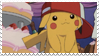 Pikachu Wearing a Hat Stamp