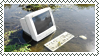 Computer in Pond Stamp