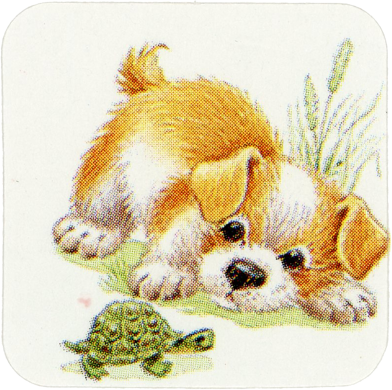 Puppy sticker