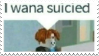 i wana suicied Stamp