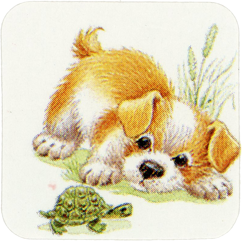 Puppy sticker