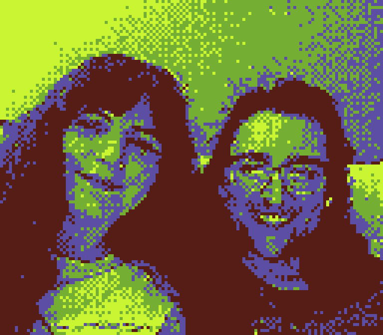 gameboy camera photo of us!